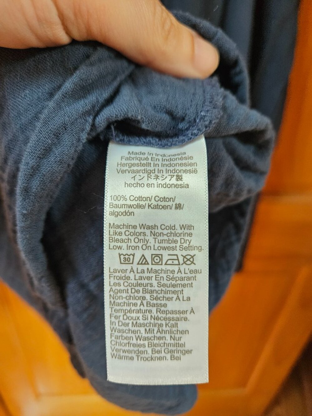 Madewell blue cotton baby doll dress - Picture 4 of 7
